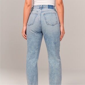 Abercrombie & Fitch The Dad High Rise curve love sz 4/27short